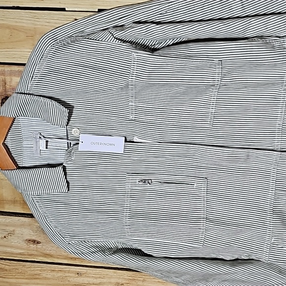 Outerknown Striped Boiler Jumpsuit - Picture 4 of 6